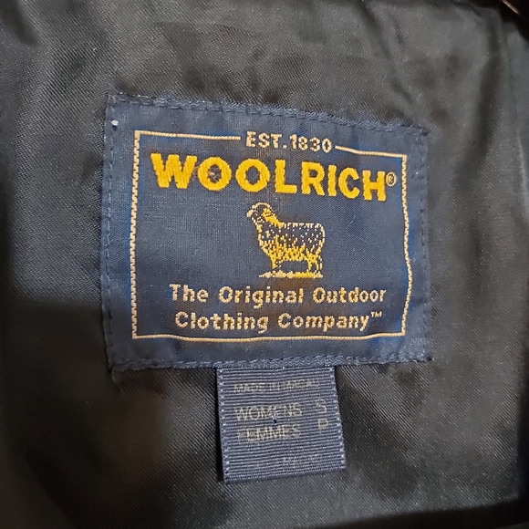 Woolrich brown quilted wool jacket- size small - Picture 6 of 10